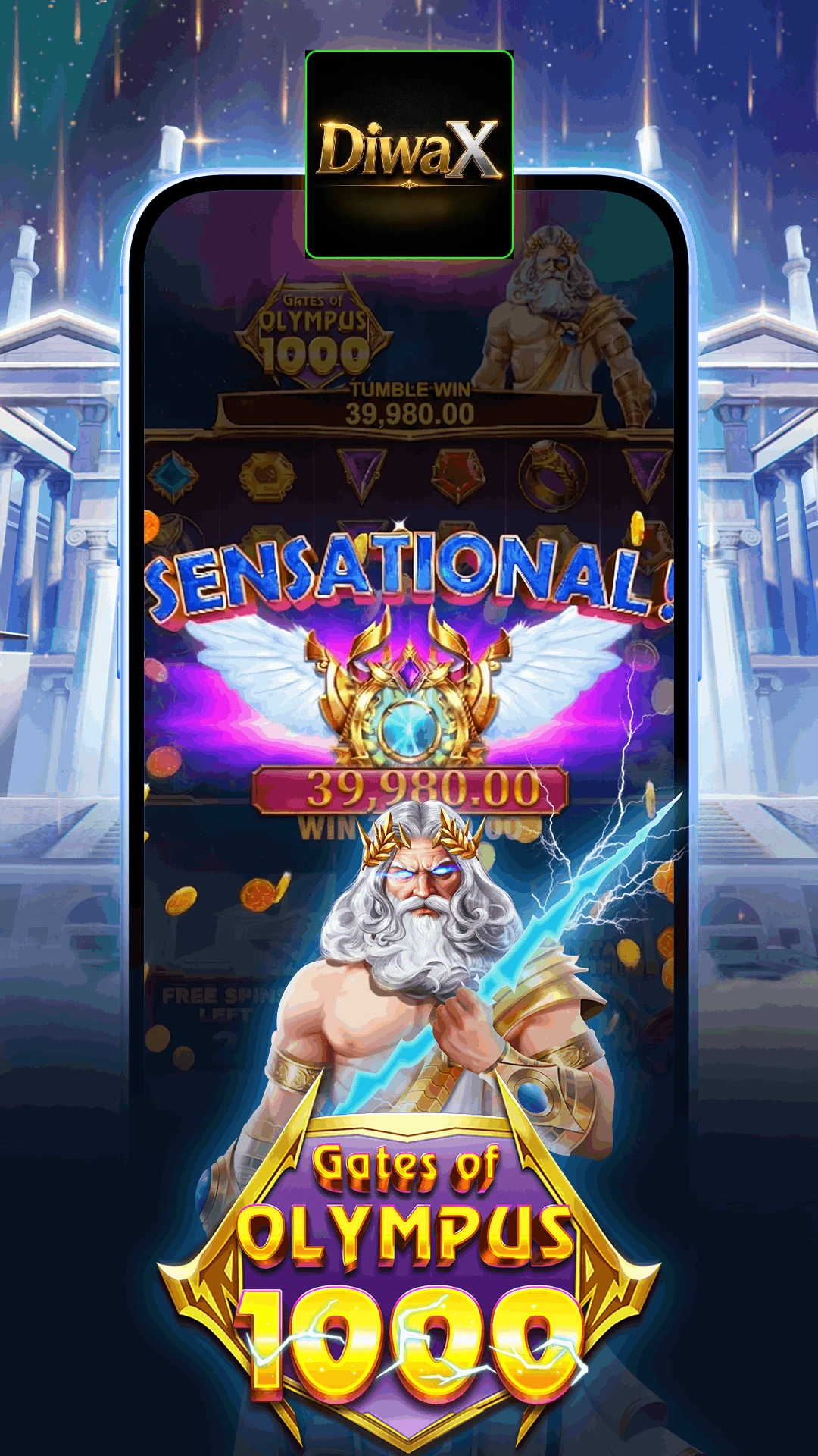Diwa X promo screen